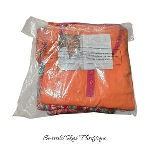 Carole hochman heavenly soft 3 piece pajama set, size small sunburst free ship